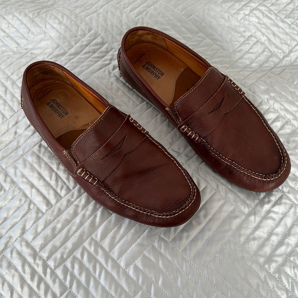 Men’s Johnston & Murphy Brown Leather Loafers